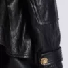 Lambskin leather parka with topstitched Diamond pattern Lambskin leather parka with topstitched Diamond pattern