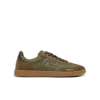 Leather and canvas Balmain Swan trainers