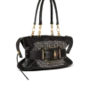 Leather and monogram jacquard Anthem bag Leather and monogram jacquard Anthem bag