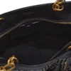 Leather and monogram jacquard Anthem bag Leather and monogram jacquard Anthem bag