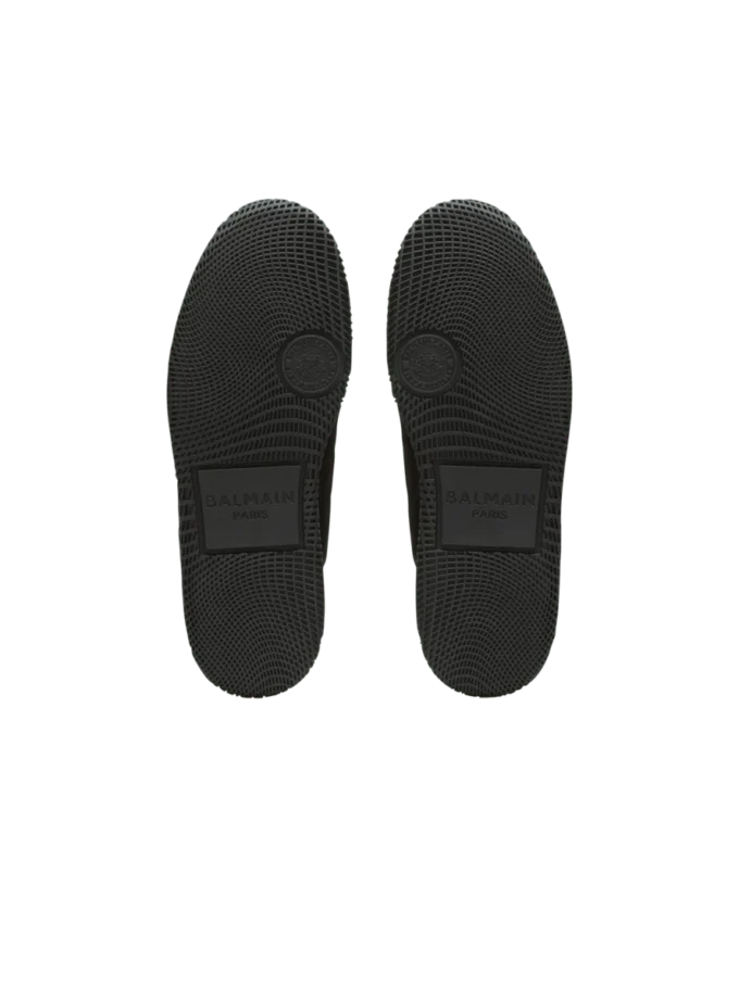 Leather Balmain Swan Mid-Top lace-up trainers Leather Balmain Swan Mid-Top lace-up trainers