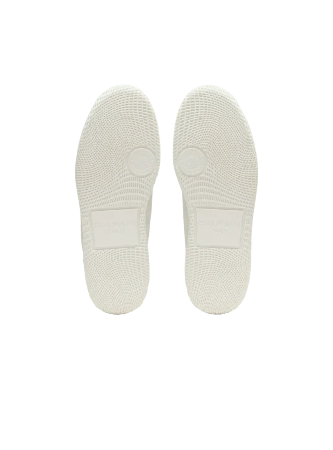 Leather Balmain Swan Mid-Top lace-up trainers Leather Balmain Swan Mid-Top lace-up trainers