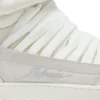 Leather Balmain Swan Mid-Top lace-up trainers Leather Balmain Swan Mid-Top lace-up trainers