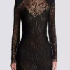 Leopard pattern lace bodycon dress Leopard pattern lace bodycon dress