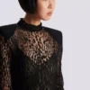 Leopard pattern lace bodycon dress Leopard pattern lace bodycon dress