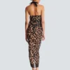 Leopard print beach wrap