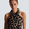 Leopard print beach wrap