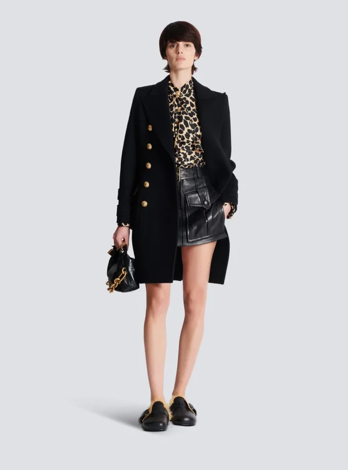 Leopard print ruffled shirt Leopard print ruffled shirt