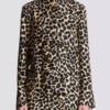 Leopard print ruffled shirt Leopard print ruffled shirt
