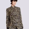 Leopard print ruffled shirt Leopard print ruffled shirt