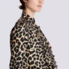 Leopard print ruffled shirt Leopard print ruffled shirt