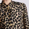 Leopard print ruffled shirt Leopard print ruffled shirt
