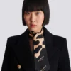 Leopard print silk bandana