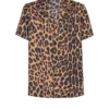 Leopard print silk pyjama shirt Leopard print silk pyjama shirt