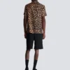 Leopard print silk pyjama shirt Leopard print silk pyjama shirt