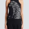 Leopard print tank top