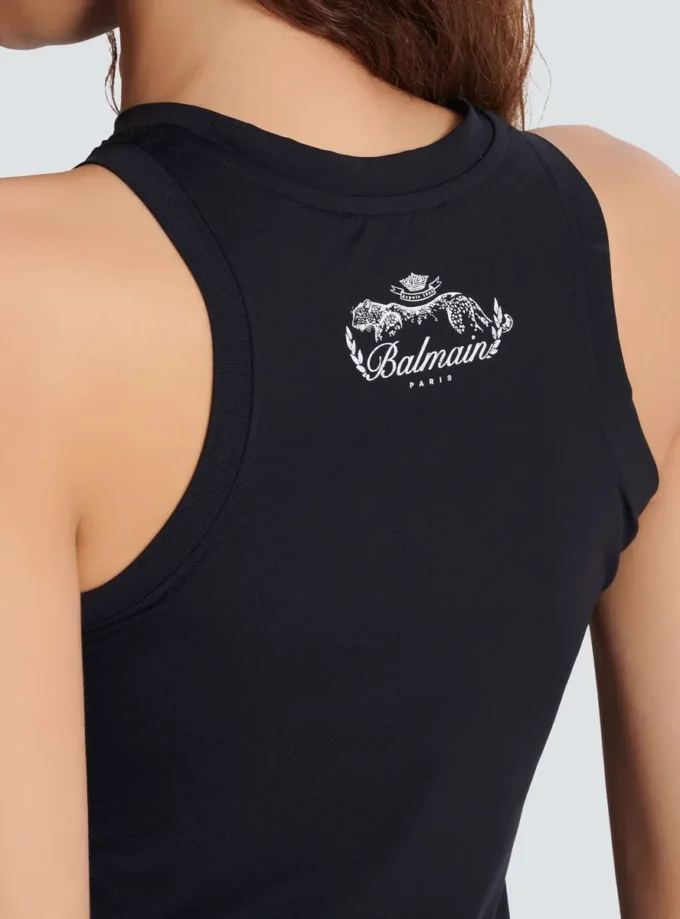 Leopard print tank top