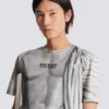Logo T-shirt with Statue print