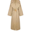 Long cotton gabardine trench coat Long cotton gabardine trench coat