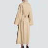 Long cotton gabardine trench coat Long cotton gabardine trench coat