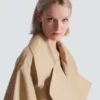 Long cotton gabardine trench coat Long cotton gabardine trench coat