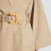 Long cotton gabardine trench coat Long cotton gabardine trench coat