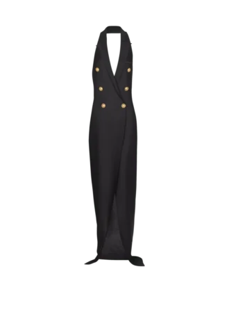 Long halterneck knit dress Long halterneck knit dress