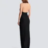 Long halterneck knit dress Long halterneck knit dress