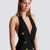 Long halterneck knit dress Long halterneck knit dress