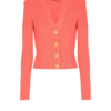 Long-sleeved cable-knit cardigan Long-sleeved cable-knit cardigan