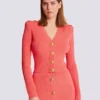Long-sleeved cable-knit cardigan Long-sleeved cable-knit cardigan