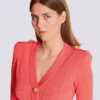 Long-sleeved cable-knit cardigan Long-sleeved cable-knit cardigan