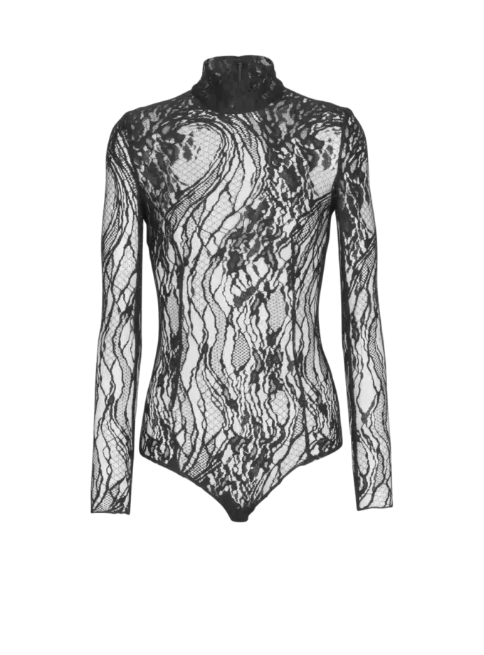 Long-sleeved lace body Long-sleeved lace body
