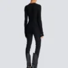 Long-sleeved lace-up top Long-sleeved lace-up top