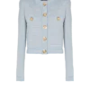 Long-sleeved textured knit cardigan Long-sleeved textured knit cardigan