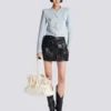 Long-sleeved textured knit cardigan Long-sleeved textured knit cardigan