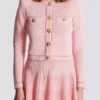 Long-sleeved textured knit cardigan Long-sleeved textured knit cardigan