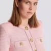 Long-sleeved textured knit cardigan Long-sleeved textured knit cardigan