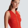 Long sleeveless dress in knit Long sleeveless dress in knit
