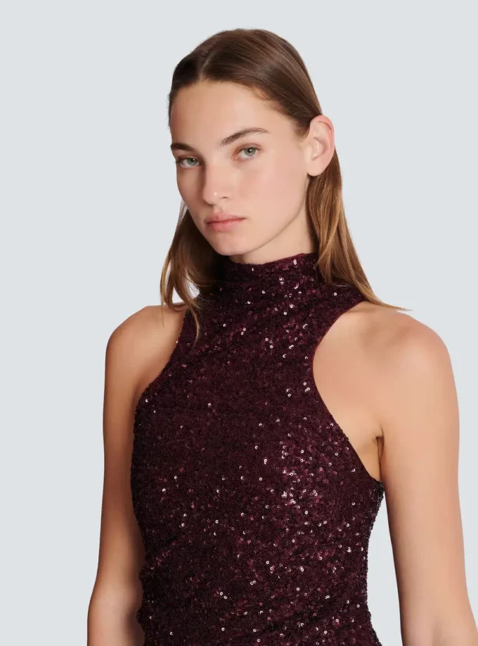 Long sleeveless sequin dress Long sleeveless sequin dress
