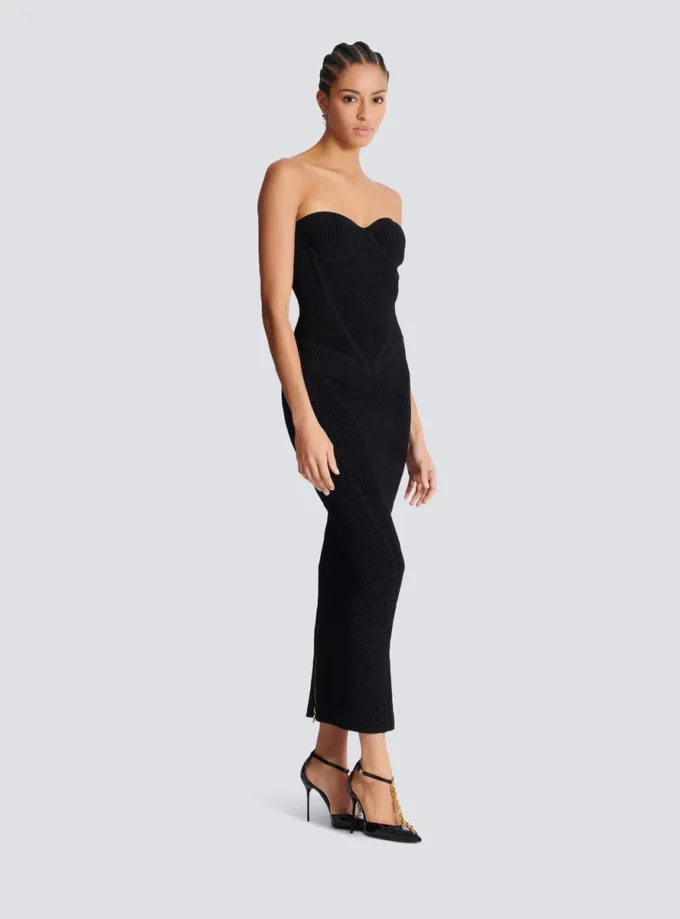 Long strapless knit dress Long strapless knit dress