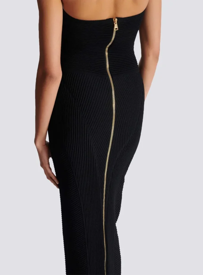 Long strapless knit dress Long strapless knit dress