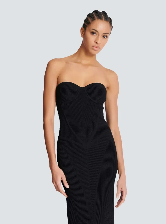 Long strapless knit dress Long strapless knit dress