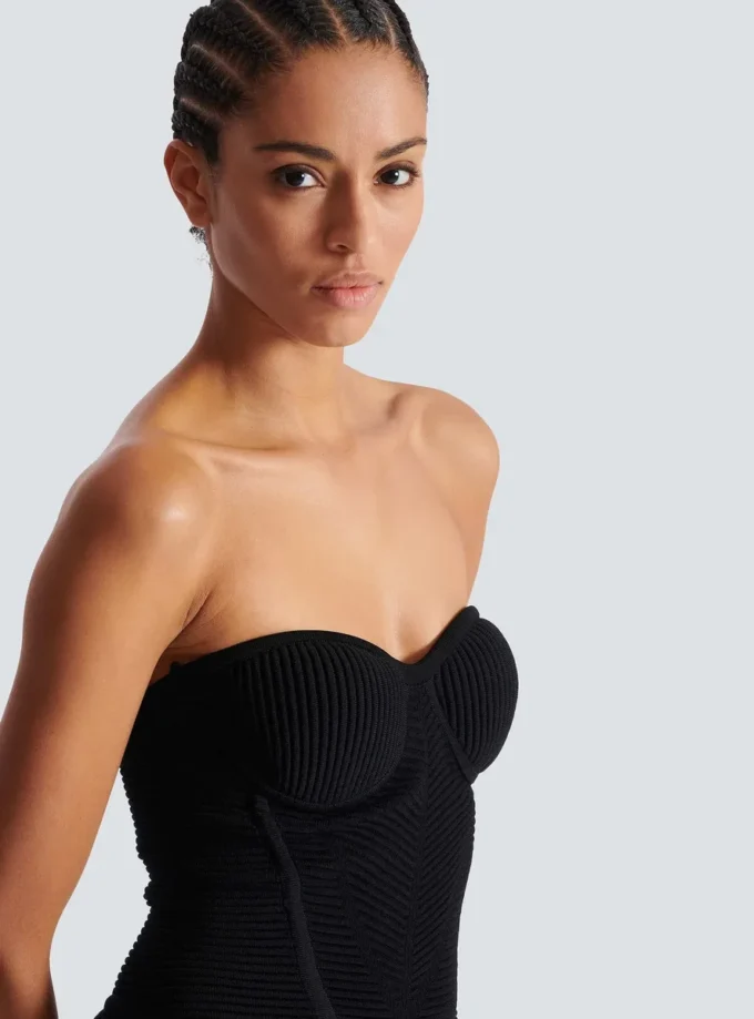 Long strapless knit dress Long strapless knit dress
