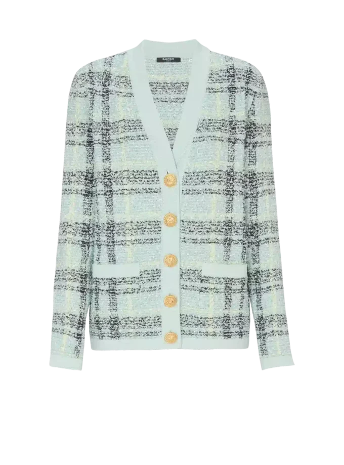 Loose glitter tweed cardigan Loose glitter tweed cardigan
