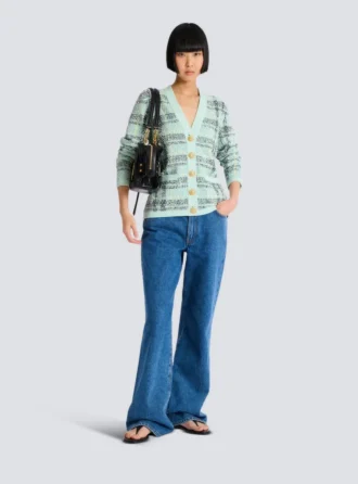 Loose glitter tweed cardigan Loose glitter tweed cardigan