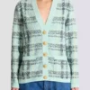Loose glitter tweed cardigan Loose glitter tweed cardigan