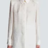 Love letter embroidered col cotton shirt Love letter embroidered col cotton shirt