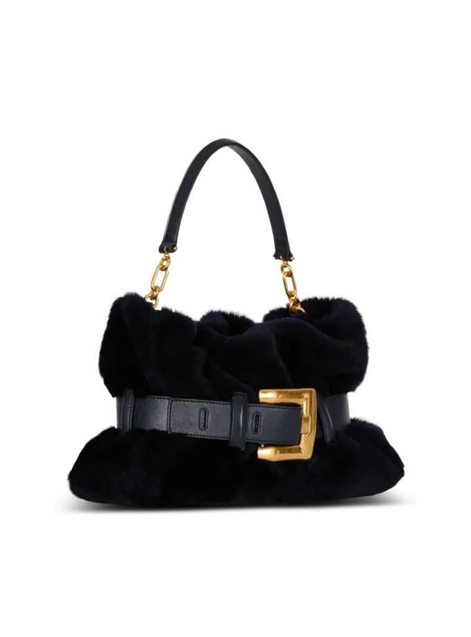 Medium Anthem bag in shearling Medium Anthem bag in shearling