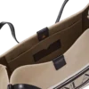 Medium Release Shopper bag in canvas and calfskin Medium Release Shopper bag in canvas and calfskin